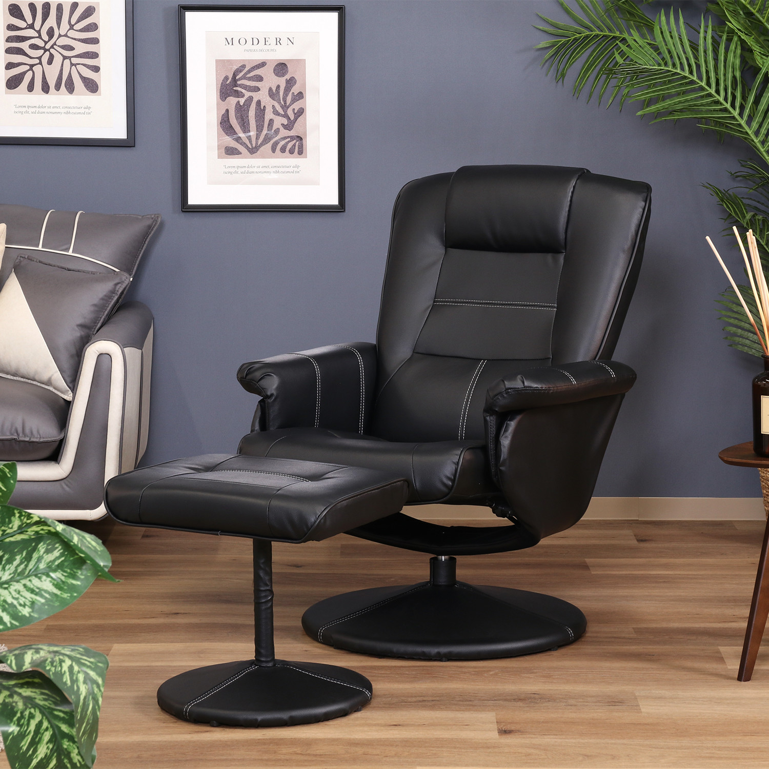 C/D:79604] パーソナルチェアー マリーノ BK ｜ ORDERING SHOP