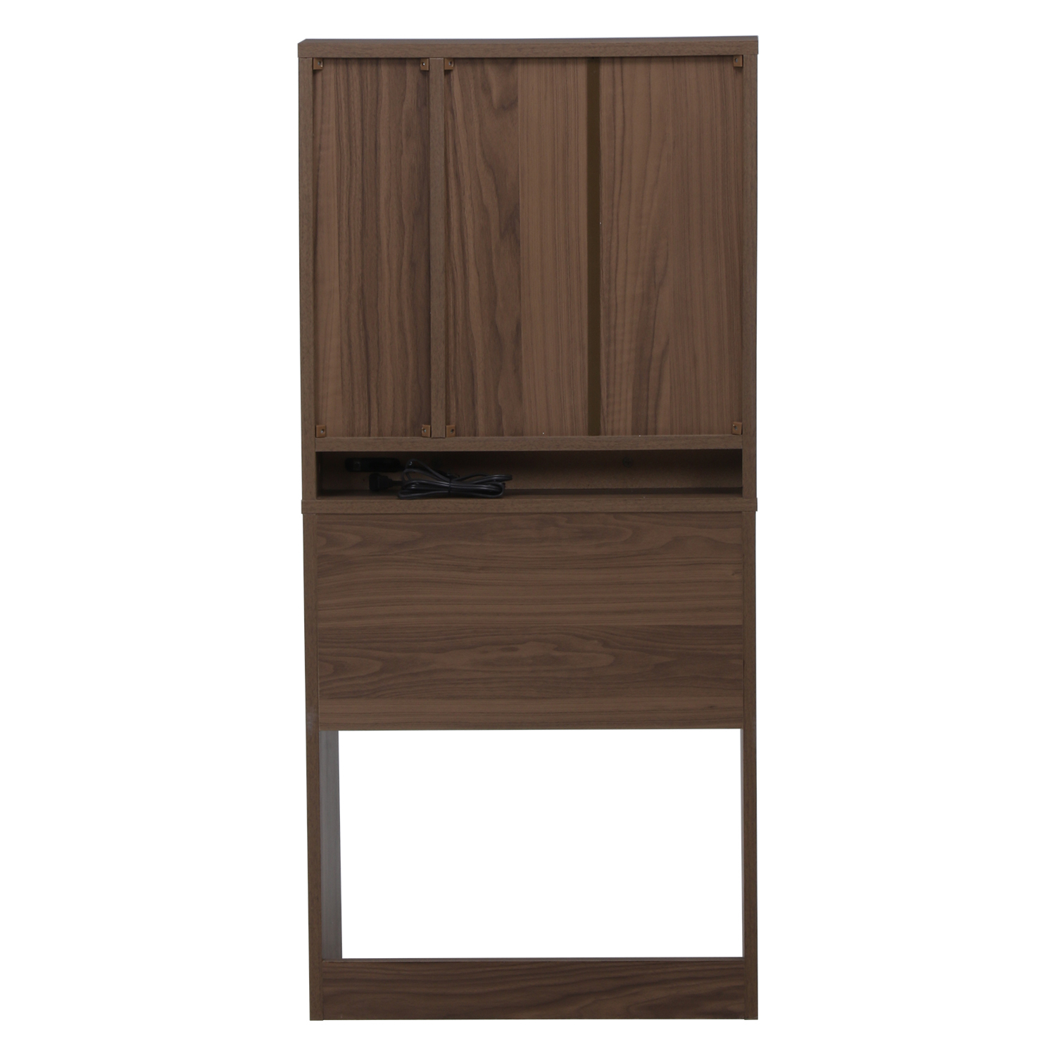 C/D:97786] メルル ドレッサー（三面鏡）スツール付き BR【3D