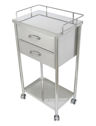 ステンレス鍼灸院用ワゴンHL 450mm×300mm×810mm｜ステンレスインテリア