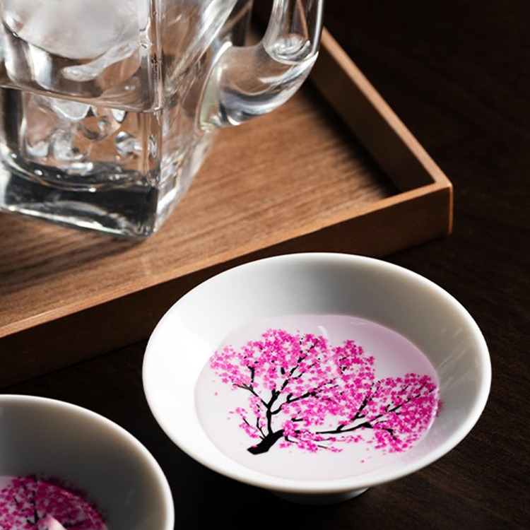 丸モ高木陶器】桜の平盃 ペアセット | 藤巻百貨店