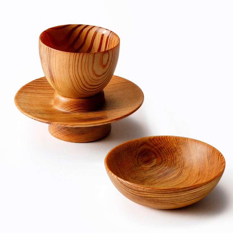 クラフト・アリオカ】＜肥松＞木工盃 | 藤巻百貨店