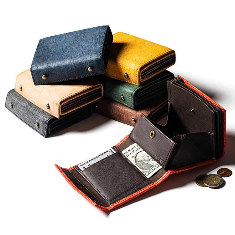 m＋】ミニ財布 millefoglie（ミッレフォッリエ）2 P25 “クアドレッティ