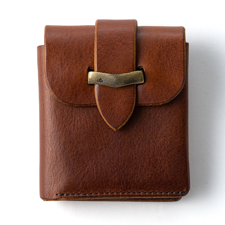 池之端銀革店】Haru イタリアンレザー ギャルソンコンパクトウォレット