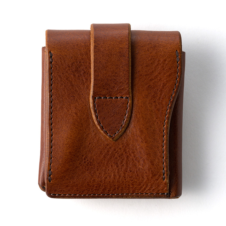 池之端銀革店】Haru イタリアンレザー ギャルソンコンパクトウォレット