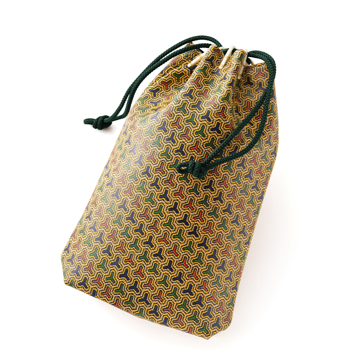 JIZAING×INDEN】甲州印伝 更紗 合切袋 毘沙門亀甲 | 藤巻百貨店