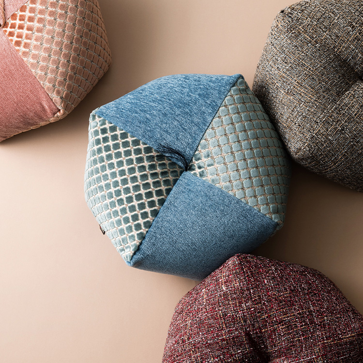 おじゃみ座布団スペシャルファブリックシリーズ洛中高岡屋グラフブラックM