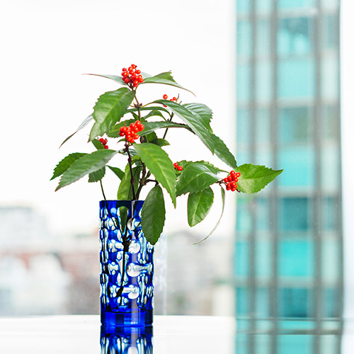 蒲田切子】蒲田モダン水鏡 花器 | 藤巻百貨店