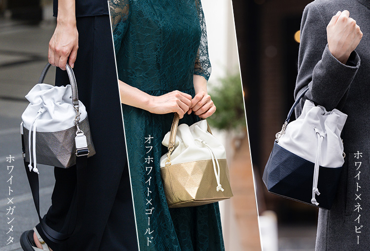 kolmio Valo】巾着ショルダー | 藤巻百貨店