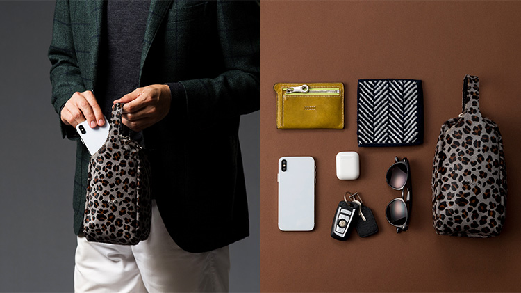 HMAEN】レオパードファーレザー ブレスバッグ WILL | 藤巻百貨店