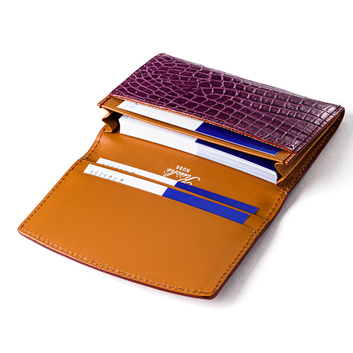 Kiichi】Alike クロコ型押しカードケース | 藤巻百貨店