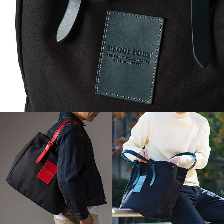 BAGGY PORT】BLACK帆布 3ルームビッグトート YNM-410N | 藤巻百貨店