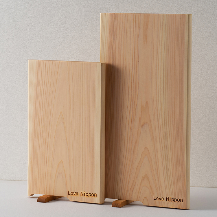 土佐龍】四万十ひのきの一枚まな板 スタンド付き 2cm厚 | 藤巻百貨店