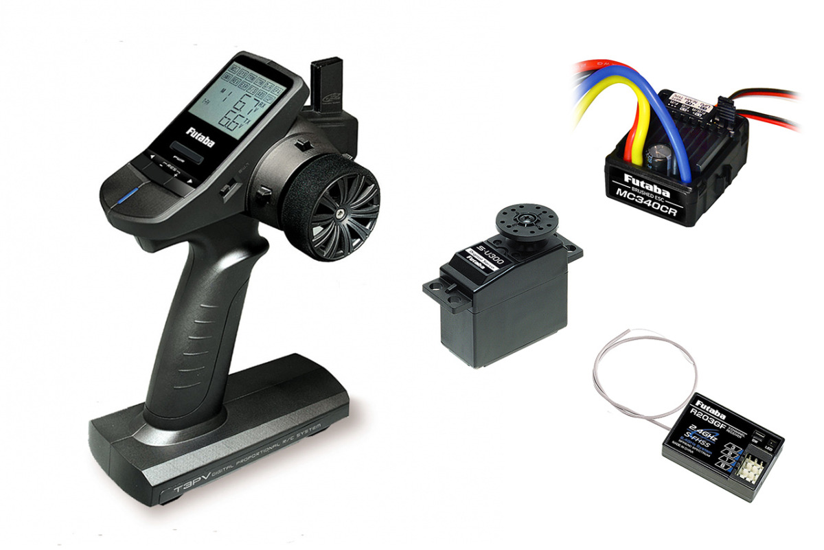 フタバ 3PV（3+1-CHANNEL COMPUTER SYSTEMS） MC331CR+S3003×1付セット