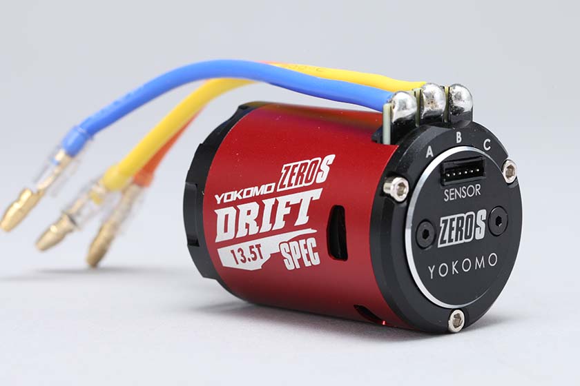 ヨコモ ZERO-Sドリフト ブラシレスモーター 13.5T レッド YM-S135DR