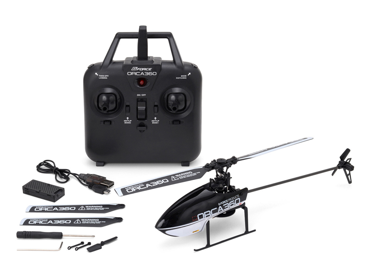 空物100g未満】G-FORCE 2.4GHz 4ch Helicopter ORCA360 RTFセット