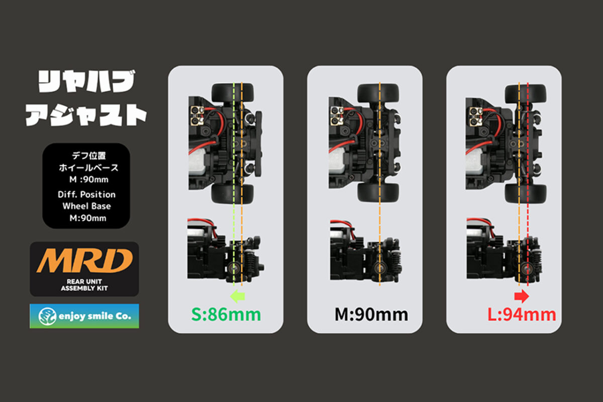HRDプロジェクト MRD Rear Unit Assembly Kit / リヤユニット