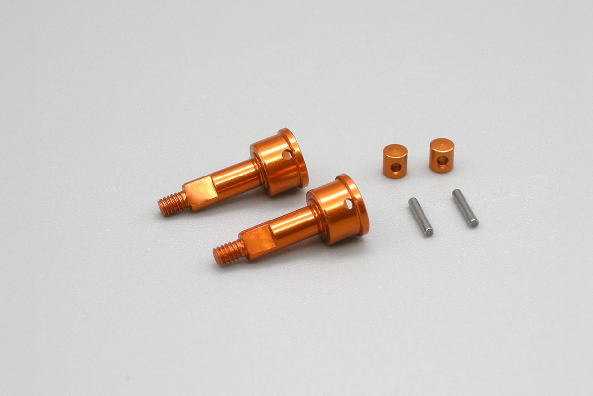 HRDプロジェクト Universal Wheel Shaft Orange (2 sets