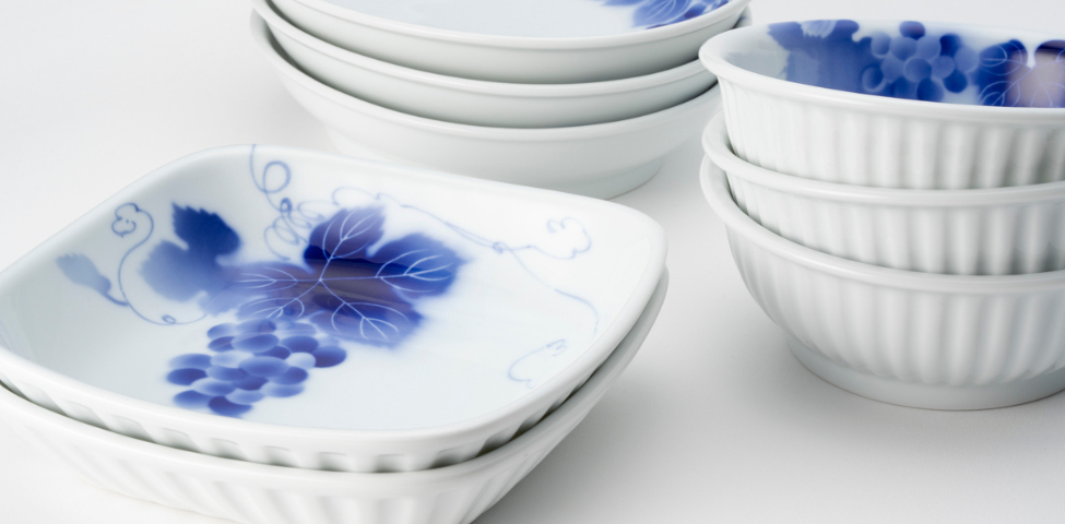 ブルーワイナリー 組鉢（5号鉢） | 有田焼 深川製磁｜公式オンラインストア