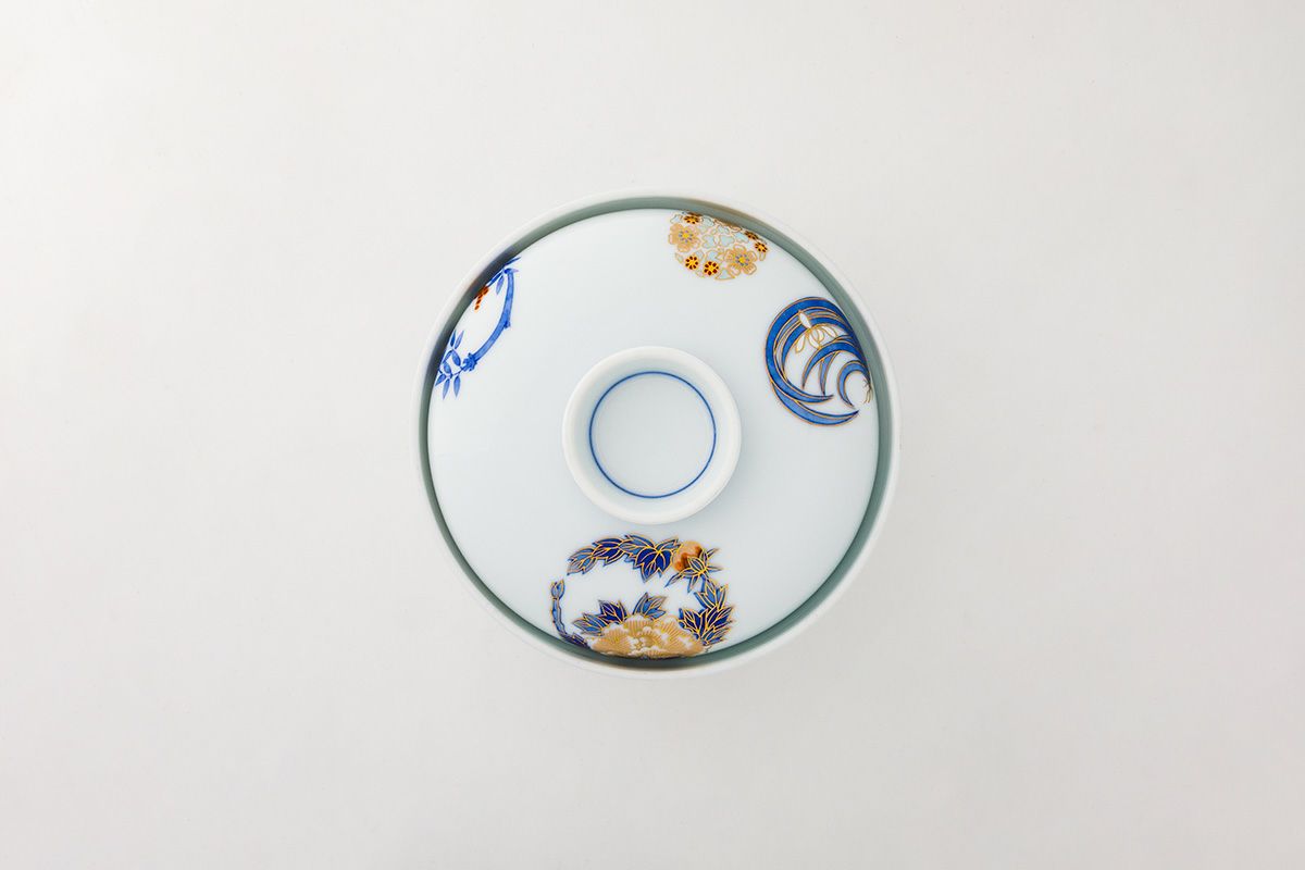 染錦花丸紋 蓋向付 | 有田焼 深川製磁｜公式オンラインストア
