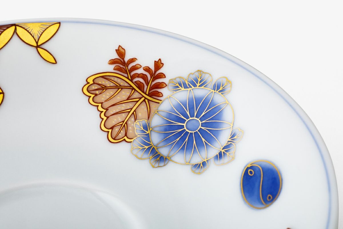 菊七宝 コーヒー碗皿 | 有田焼 深川製磁｜公式オンラインストア