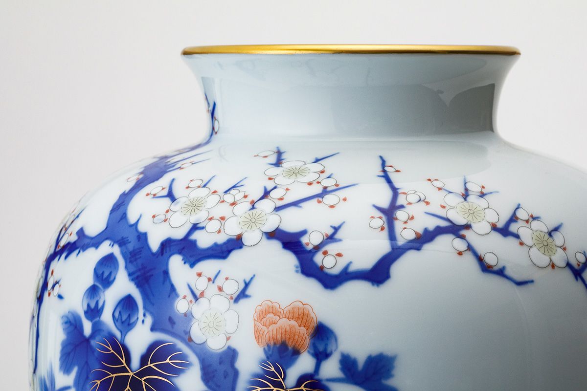 梅芙蓉 10号花生 | 有田焼 深川製磁｜公式オンラインストア