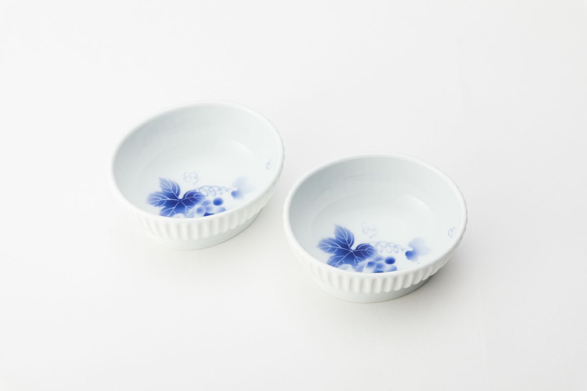 どんぐり（茶呉須） 深丼 | 有田焼 深川製磁｜公式オンラインストア