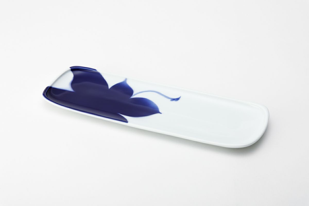 ふくら雀 木瓜長角皿 | 有田焼 深川製磁｜公式オンラインストア