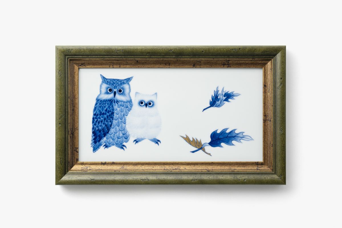 ふくろう P陶額 | 有田焼 深川製磁｜公式オンラインストア