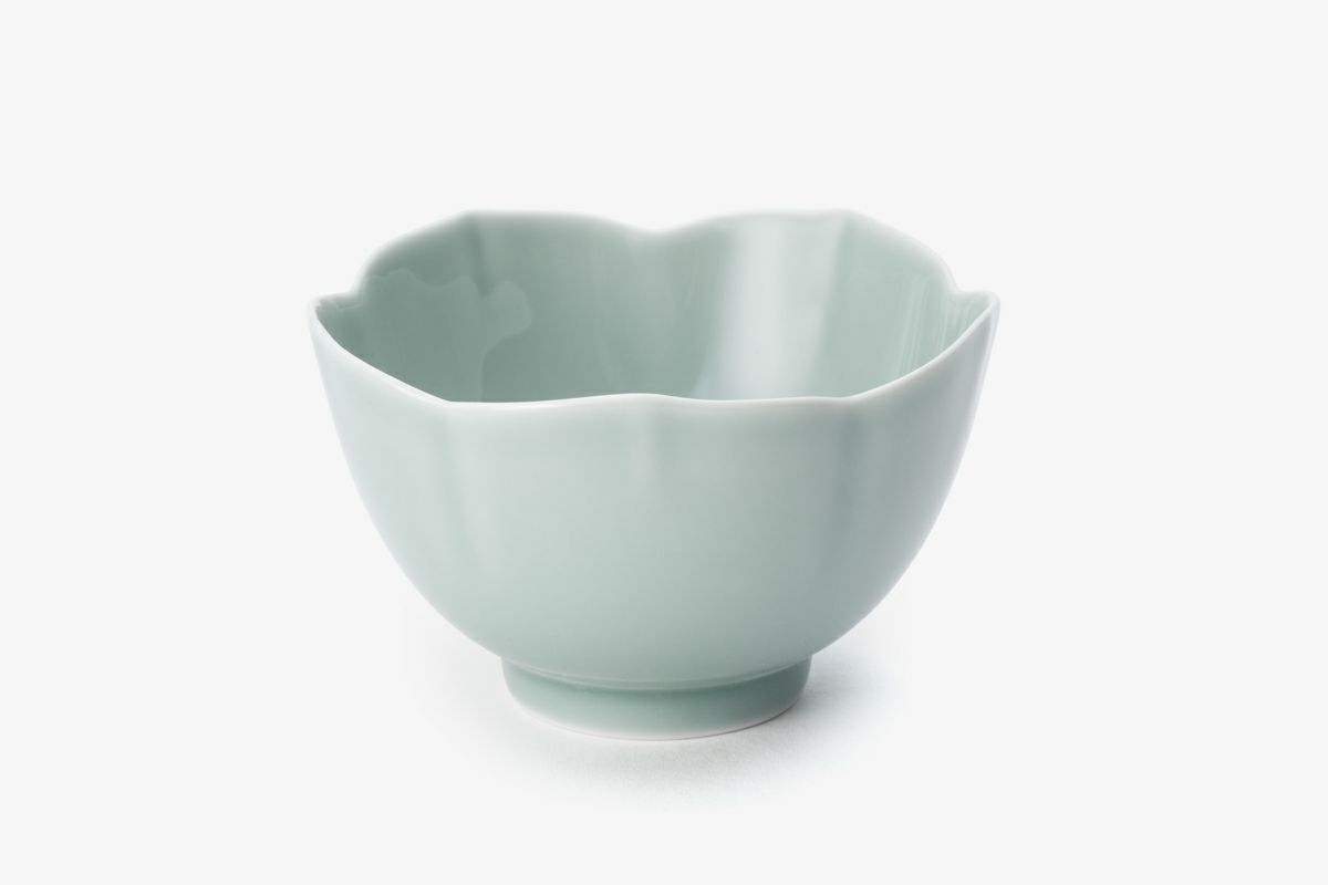 笹青磁 桔梗型中付 | 有田焼 深川製磁｜公式オンラインストア