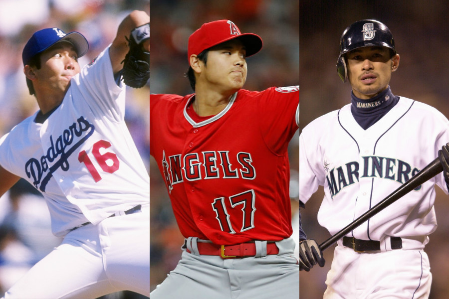 大谷は偉大な先輩を超えるか 米誌選出、1年目に最も活躍した日本人は