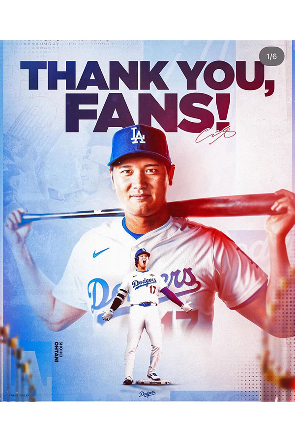 大谷翔平、WBC参加を正式表明 開幕まで100日…自身のSNS更新「日本を