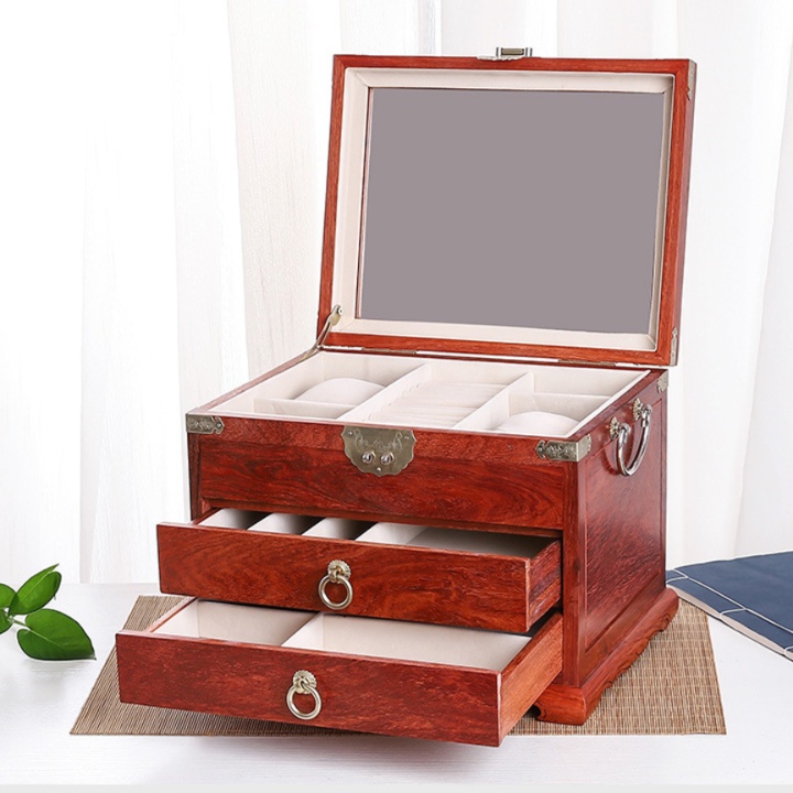 伝統工芸職人彫刻メイクボックス メイク ボックス 木製|メイクボックス