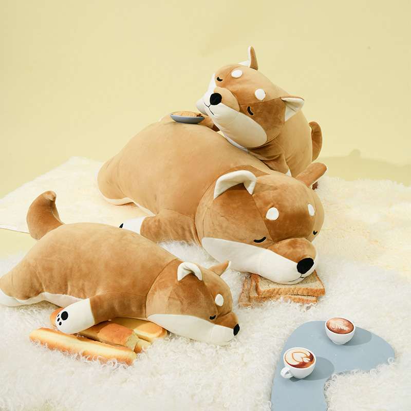 犬 ぬいぐるみ おやすみ豆柴ぬいぐるみクッション 豆 柴犬 ぬいぐるみ