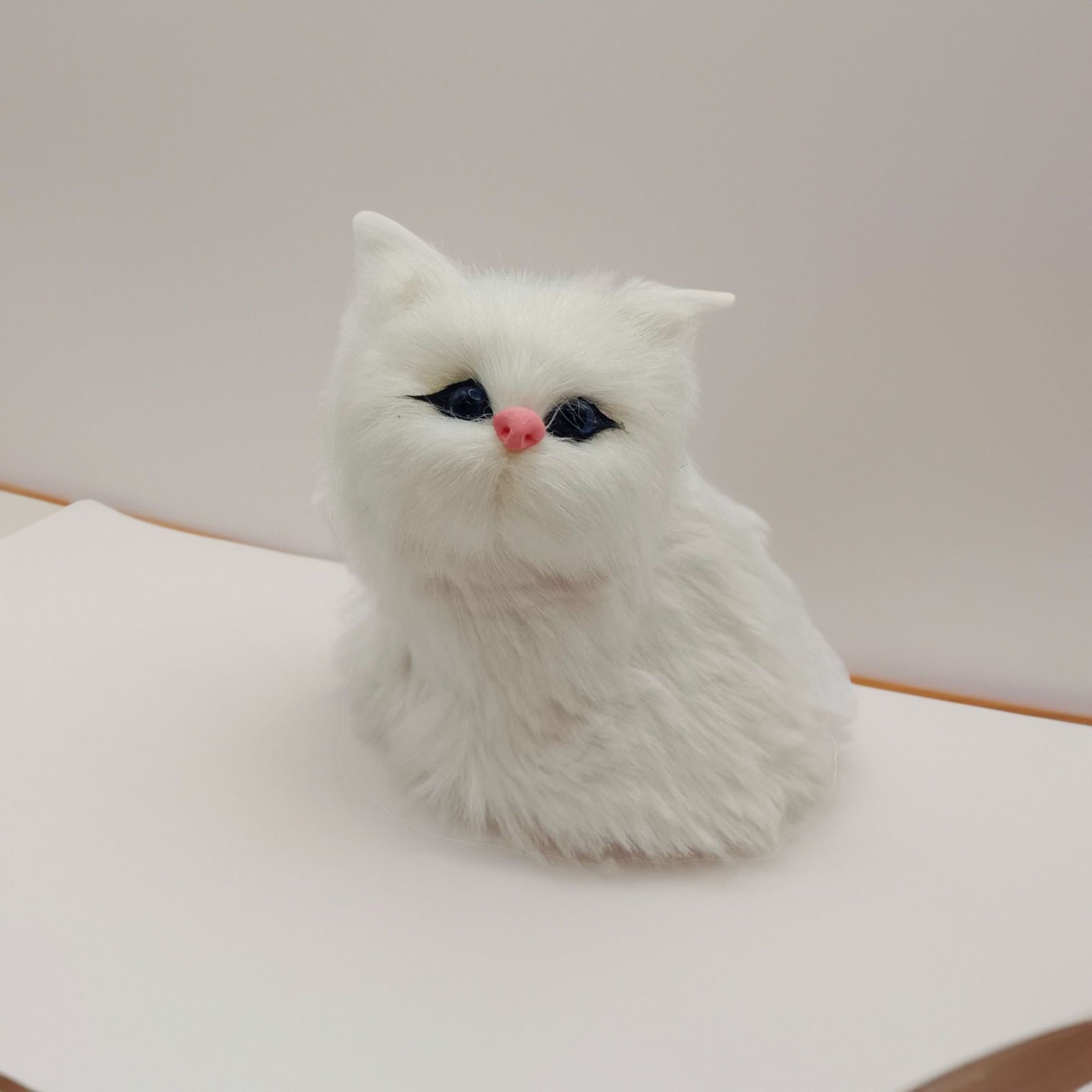 白ふわふわ長毛ペルシャ風猫ぬいぐるみ 白|猫ぬいぐるみ専門通販 Nyankomo