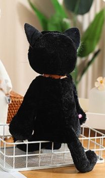 猫ぬいぐるみ 黒猫 夜空の使者もふもふぬいぐるみ 黒|猫ぬいぐるみ専門