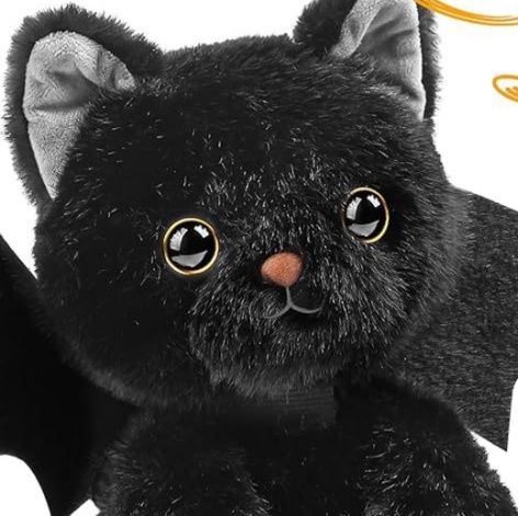 猫ぬいぐるみ 黒猫 まんまる瞳のもふもふ夜猫 黒|猫ぬいぐるみ専門通販