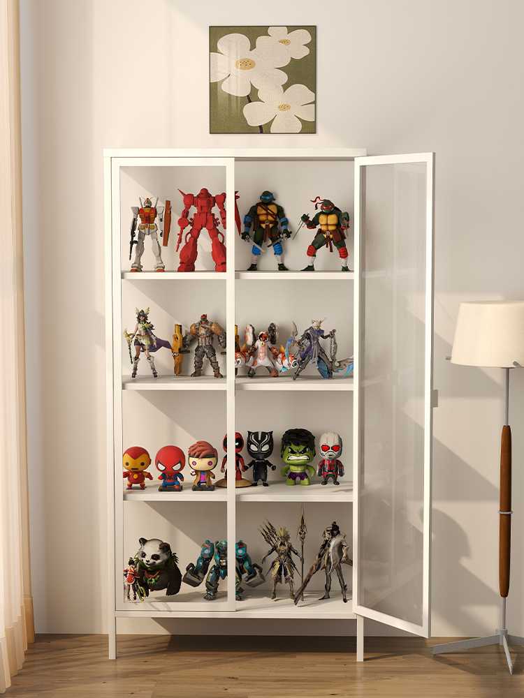 フィギュアケース 大型 コレクションを美しく飾る 大型ガラス