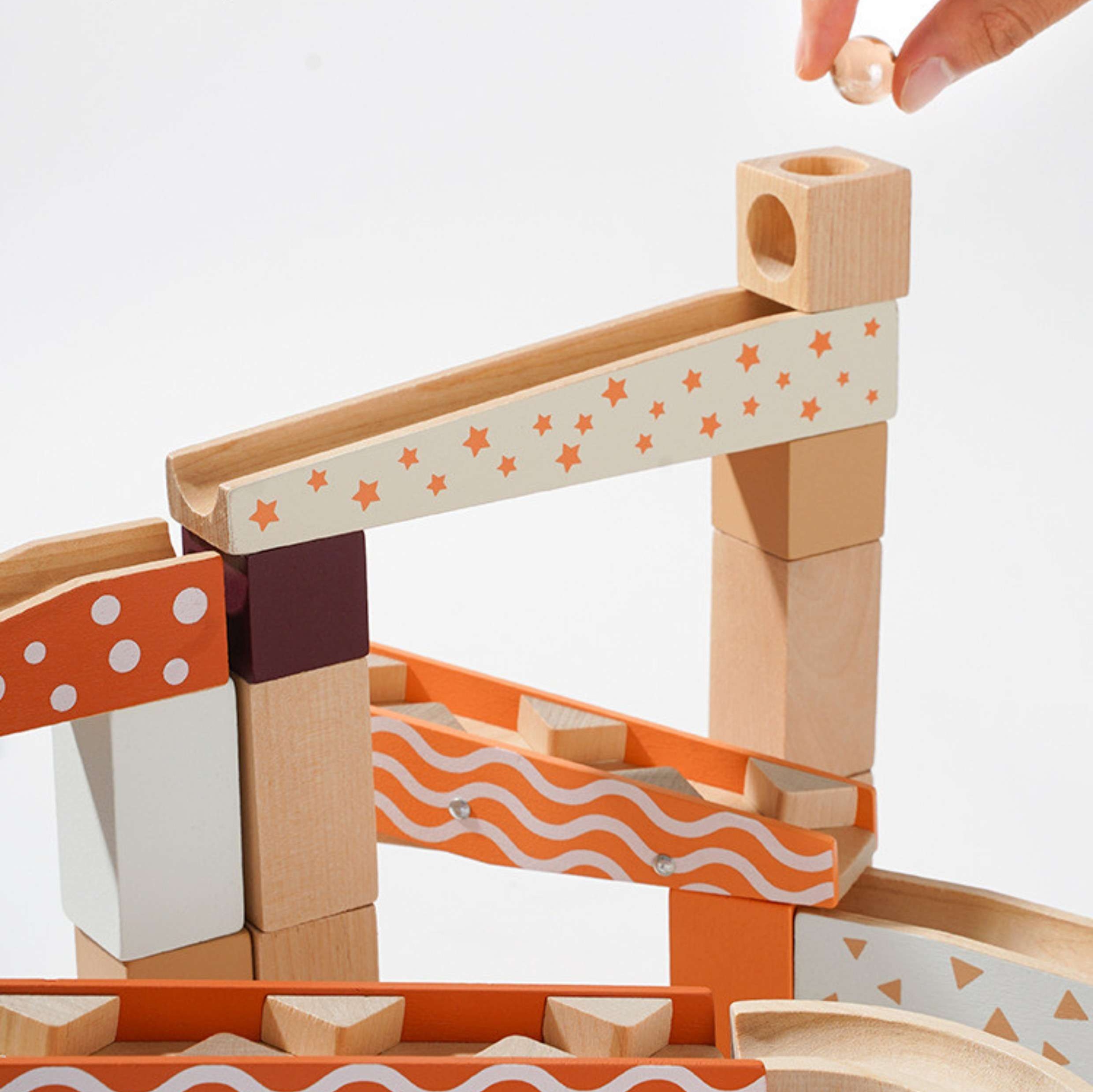 知育玩具 知育木製ビー玉コースター ビー玉 転がし|知育玩具専門通販