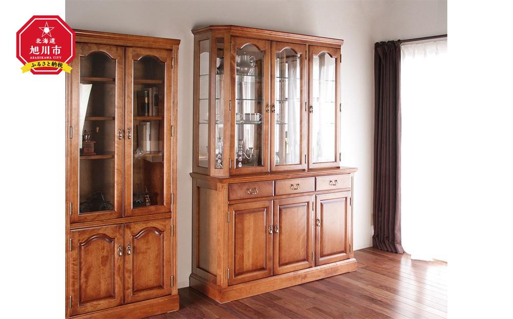 旭川家具 クリエイトファニチャー CHELSEAリビングボード 【 国産 無垢