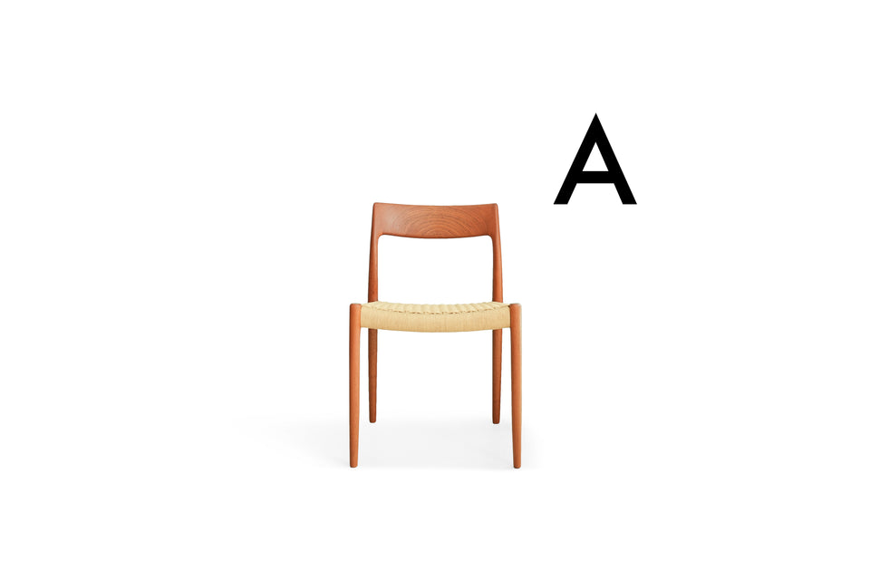 J.L.モラー ダイニングチェア チーク材 ペーパーコード 北欧