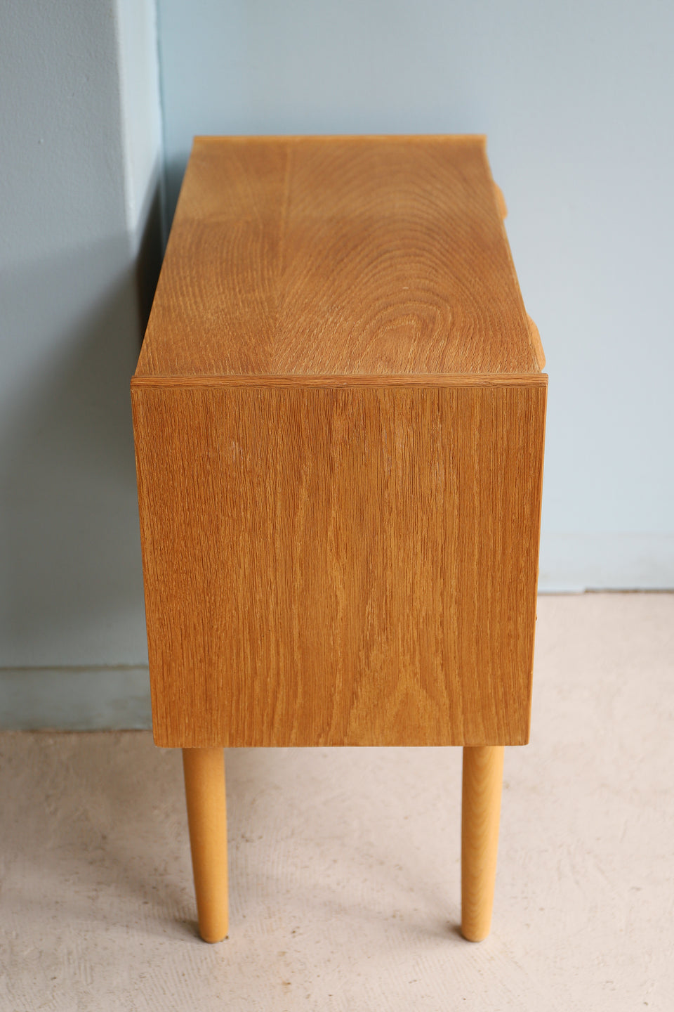 デンマークヴィンテージ 3段 サイドチェスト オーク材 北欧家具/Danish