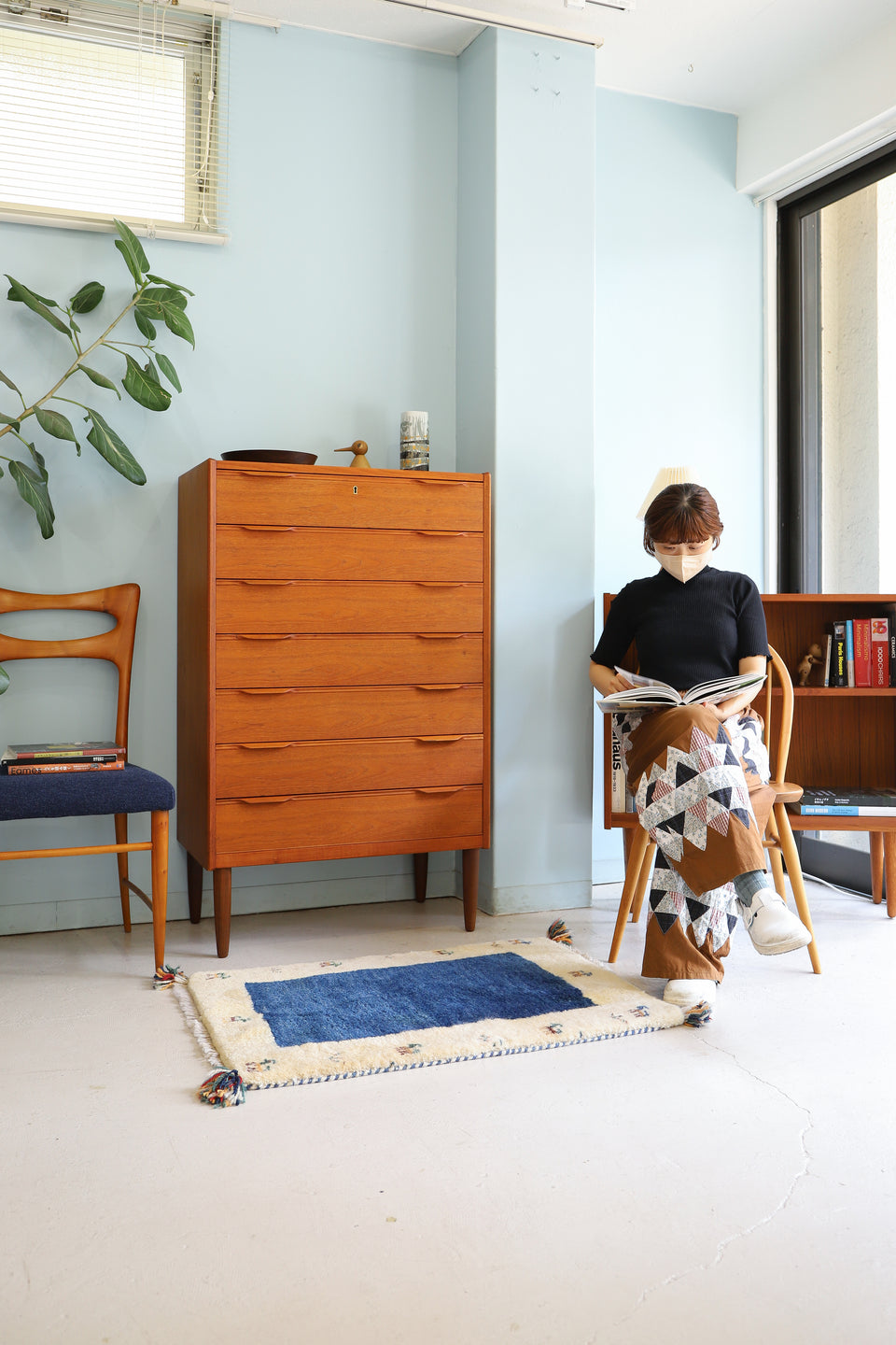 デンマークヴィンテージ 7段チェスト イルムスボリフス 収納家具 北欧