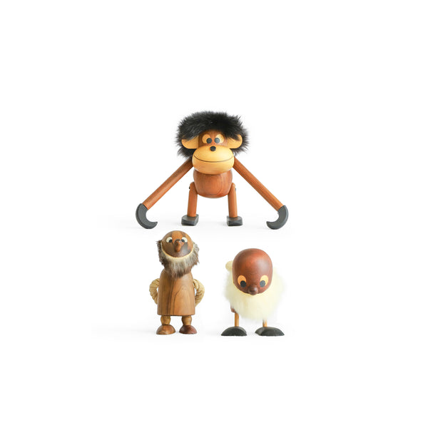 デンマークヴィンテージ 木製 人形 オブジェ/Danish Vintage Wooden