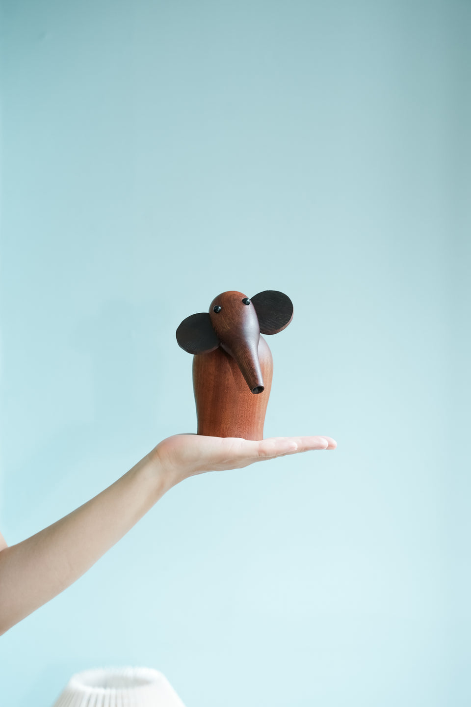 デンマークヴィンテージ ゾウのオブジェ チーク材 北欧インテリア