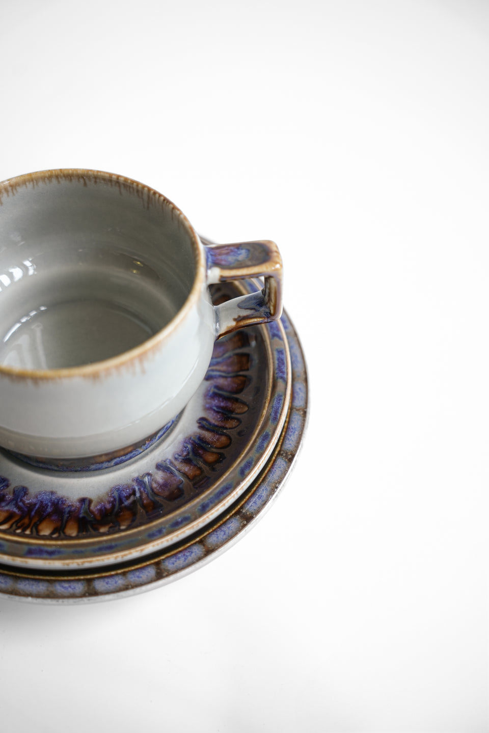 6客セット】メキシコ トナラ焼き デミタスカップ＆ソーサー 6客セット