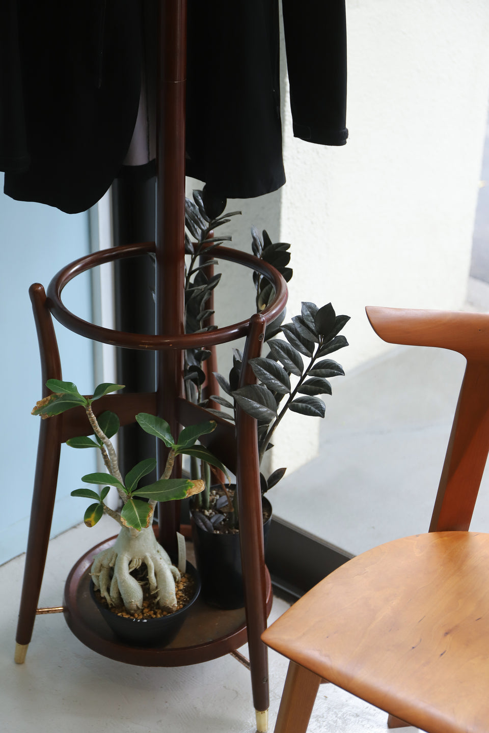 秋田木工 ハンガーラック 傘立て ジャパニーズモダン ヴィンテージ