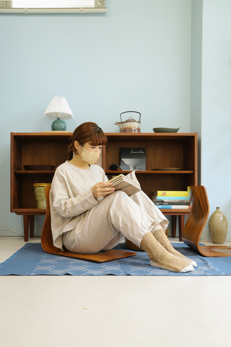 天童木工 座イス ローズウッド プライウッド ジャパニーズモダン/Tendo