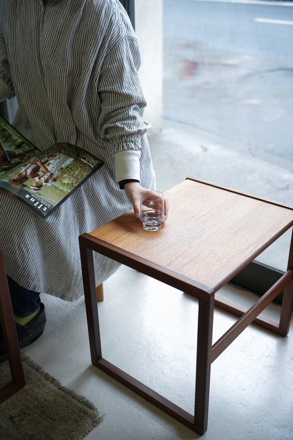 ヴィンテージ ネストテーブル チーク材 ミッドセンチュリー 北欧