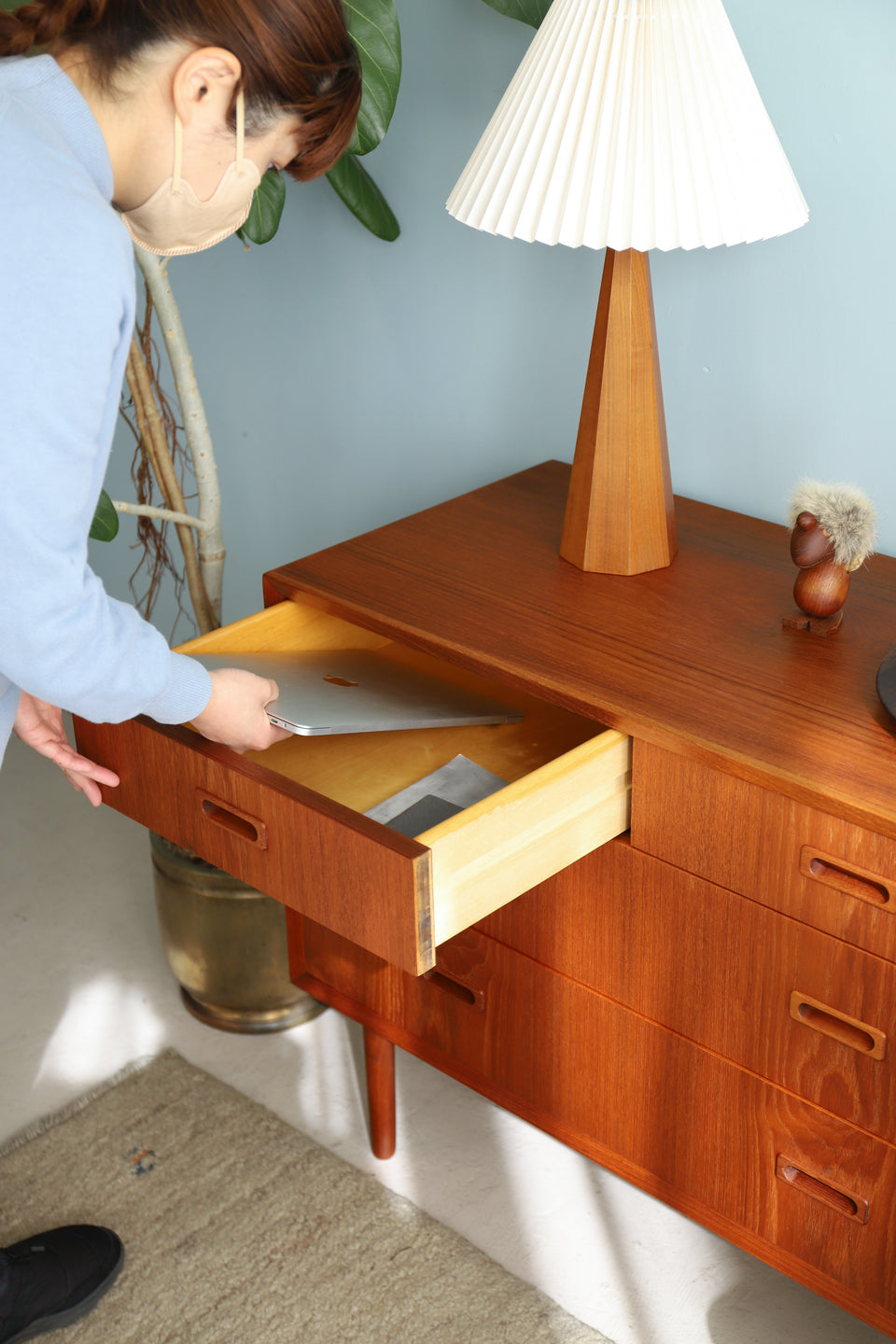 デンマークヴィンテージ チェスト チーク材 北欧家具/Danish Vintae