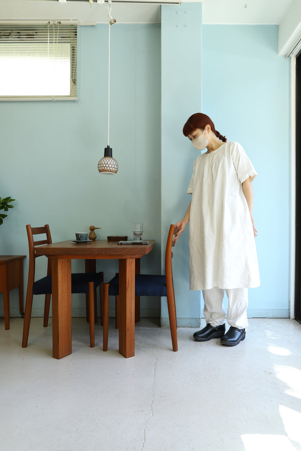 ジャパンヴィンテージ 日進木工 ダイニングチェア 椅子 チーク材